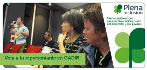 Plena inclusión invita a participar en las elecciones de Gadir