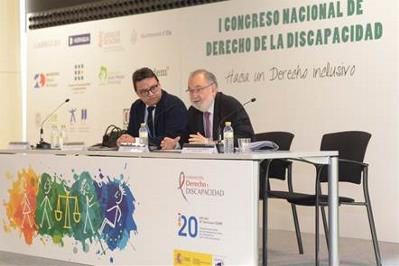 El vicepresidente del Tribunal Supremo (TS), Ángel Juanes, en su intervención en el I Congreso Nacional de Derecho de la Discapacidad