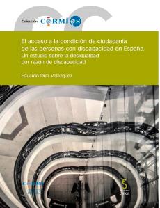 Portada del libro 'El acceso a la condición de ciudadanía de las personas con discapacidad en España', de Eduardo Díaz, sociólogo