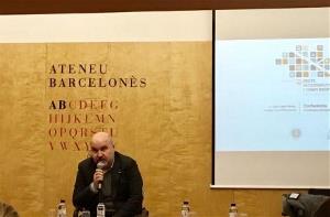 El presidente del CERMI, Luis Cayo Pérez Bueno, en una jornada organizada en el Ateneo de esa ciudad por COCEMFE Barcelona y el Consejo de la Abogacía de Cataluña sobre derechos, accesibilidad y cumpl
