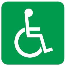 Símbolo de accesibilidad para personas con movilidad reducida