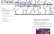 Detalle de la página web de CERMI Región de Murcia