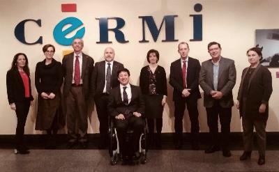 Imagen de los participantes en la reunión de la Comisión de Seguimiento del Observatorio Estatal de la Discapacidad