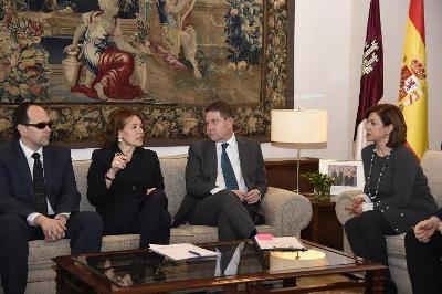 Encuentro de trabajo del Gobierno de Castilla-La Mancha con representantes de la Mesa del Tercer Sector