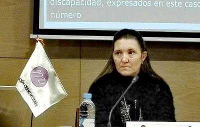 Almudena Martín, madre con discapacidad