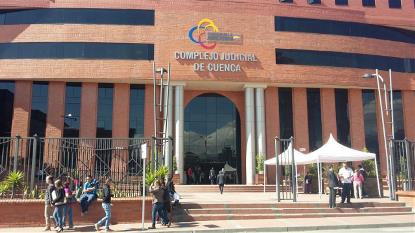 Entrada del complejo judicial de Cuenca (Foto: Fiscalía General del esado)