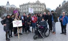 La Fundación CERMI Mujeres, en la manifestación feminista: “Los derechos de las mujeres con discapacidad no pueden esperar más”