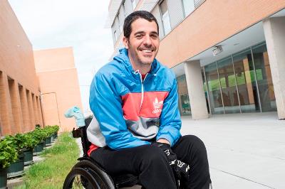 Alberto Alaíz, exdeportista/jugador de rugby con discapacidad sobrevenida