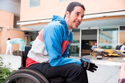 Alberto Alaíz, exdeportista/jugador de rugby con discapacidad sobrevenida