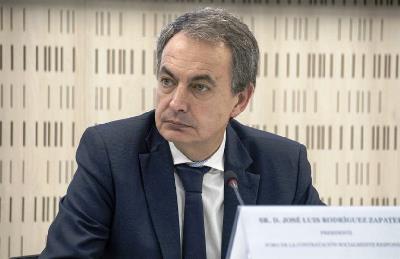 José Luis Rodríguez Zapatero, expresidente del Gobierno, patrono de la Fundación CERMI Mujeres y presidente del Foro de la Contratación socialmente responsable