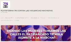 Imagen de la web de la Plataforma contra las violencias machistas