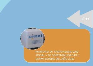 Imagen de la portada de la Memoria de RSE del CERMI 2017
