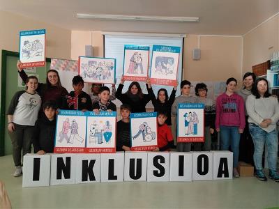 Taller en Erentzin ikastola de Viana.