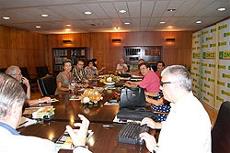 Una reunión de representantes del CERMI Comunidad Valenciana
