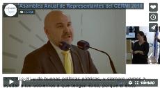 Imagen del vídeo que da paso a la Asamblea anual de representantes del CERMI 2018