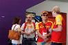 Representantes de ADOP, visitan a los deportistas españoles de los Juegos Paralímpicos