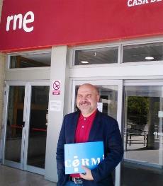 El presidente del CERMI, Luis Cayo Pérez Bueno, a las puertas de RNE