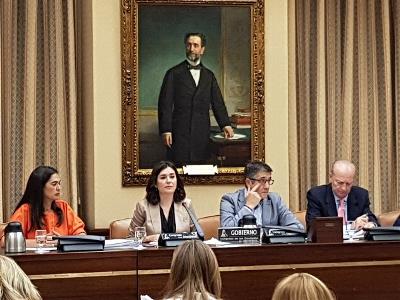 Carmen Montón, ministra de Sanidad, Consumo y Bienestar Social, expone las principales líneas de trabajo en el Congreso de los Diputados