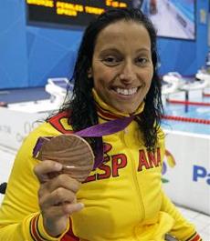 Teresa Perales, nadadora, alcanzó seis medallas