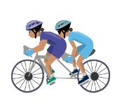 Emoji de ciclismo (femenino).