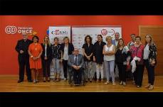 Representantes de CERMI Madrid durante el evento.