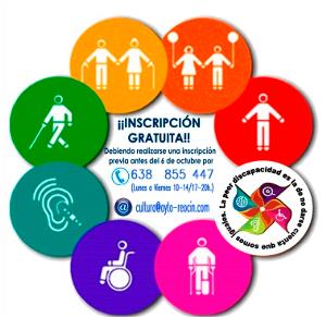 Imagen del folleto de las III Jornadas de Discapacidad en el ayuntamiento de Reocín