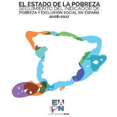 Portada del informe sobre 'El Estado de la Pobreza en España' elaborado por la Red Europea de Lucha contra la Pobreza y la Exclusión Social