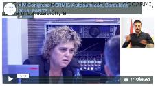 Imagen del vídeo que da paso a la primera parte del XIV Congreso CERMIS Autonómicos, Barcelona 2018