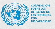 Logo de la Convención de la ONU sobre derechos de personas con discapacidad.