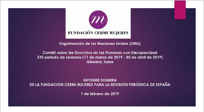 Informe Sombra de Fundación CERMI Mujeres