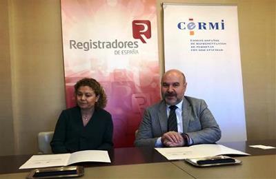 Registradores y CERMI acuerdan medidas para que el servicio público registral sea más inclusivo