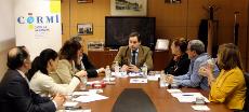 El presidente del Partido Popular de Castilla-La Mancha, Paco Nuñez, reunido con representantes de CERMI Castilla-La Mancha