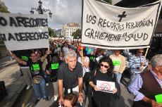 Manifestación del CERMI Asturias contra los recortes e impagos