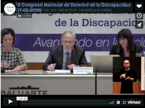 II Congreso Nacional de Derecho de la Discapacidad (Vídeo 7)