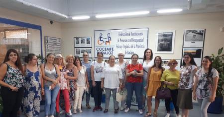 Participantes de Badajoz del 'Proyecto piloto para la activación social de mujeres con discapacidad en Extremadura' de FCM