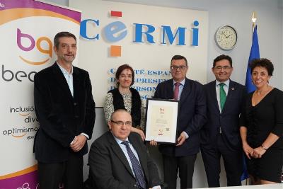 El CERMI recibe el Sello Bequal Premium, que certifica su política de Responsabilidad Social Corporativa en relación con la discapacidad