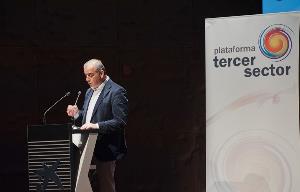 El presidente de la Plataforma del Tercer Sector (PTS), Luciano Poyato