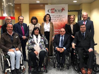 CERMI Madrid mantiene un encuentro con la candidata del PP a la Presidencia de la Comunidad