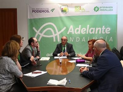 CERMI Andalucía se reúne con Adelante Andalucía para analizar las demandas de las personas con discapacidad