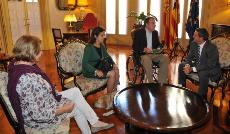 El presidente del Parlamento Balear recibe al CERMI Illes Balears