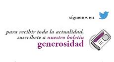 Imagen en la web de la Fudnación CERMI mujeres con enlace al boletín 'Generosidad'