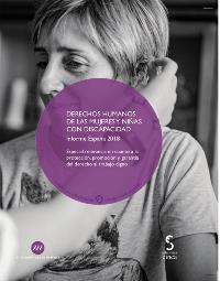 Portada del a publicación: Derechos humanos de las mujeres y niñas con discapacidad. Informe España 2018
