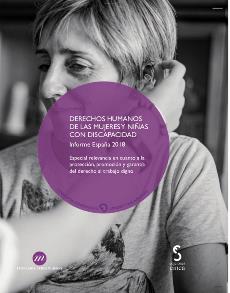 Portada del informe 'Derechos Humanos de las Mujeres y Niñas con Discapacidad. Informe España 2018'