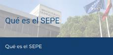 Imagen de la web del SEPE (Servicio Público de Empleo Estatal)