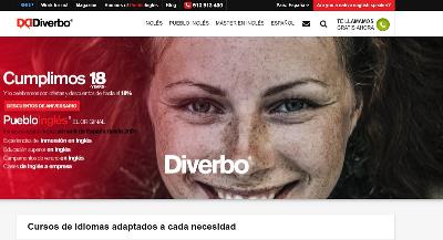Imagen de la web de la empresa Diverbo