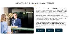 En la web de Ilunion Hotels se lee: Bienvenido a un mundo diferente