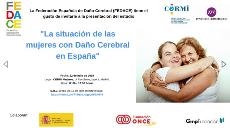 Portada del Estudio ‘La situación de las mujeres con Daño Cerebral Adquirido en España’