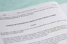 Detalle de la Carta de la Unión Europea de Derechos Fundamentales de 2007