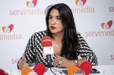 Imagen de la eurodiputada socialista Mónica Silvana González en una entrevista concedida a Servimedia
