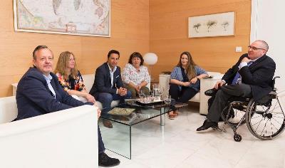 Reunión de CERMI Madrid con el consejero de Políticas Sociales, Familias, Igualdad y Natalidad de la Comunidad de Madrid, Alberto Reyero